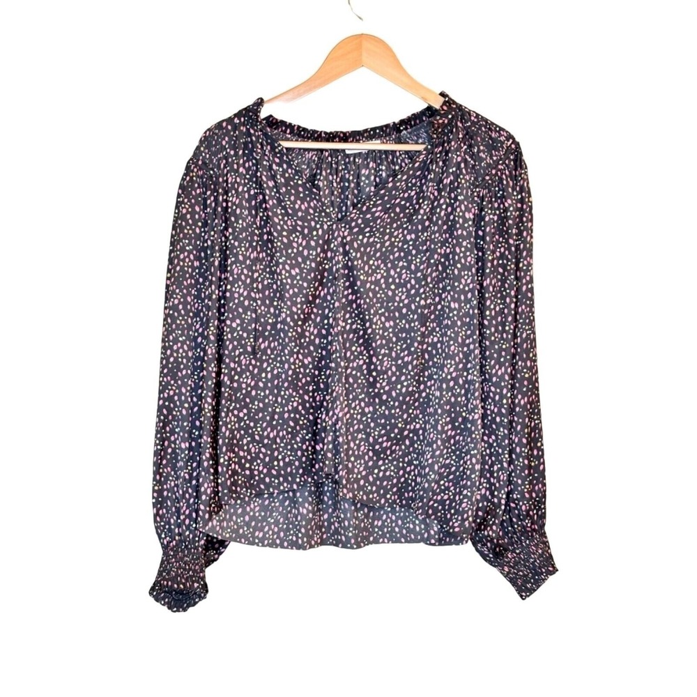 Ulla Johnson Abstract Top Womens 8 Tie Neck Classic Feminine Career Quiet Luxury